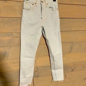 Bleach washed Levi’s